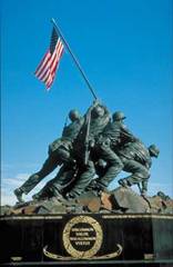 Iwo Jima Memorial Monument Sign Arlington, VA