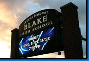 High School Community Electronic Sign