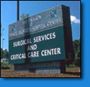 Surgical Services custom sign