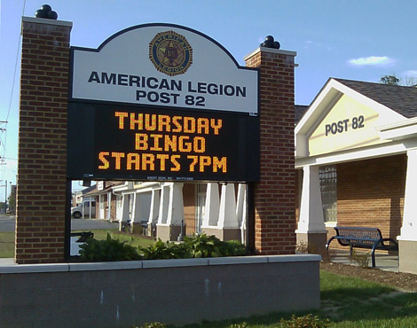 American Legion EMC Sign