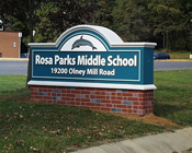 middle school signs